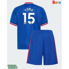 Manchester United Leny Yoro #15 Replika Babytøj Udebanesæt Børn 2026-27 Kortærmet (+ Korte bukser)